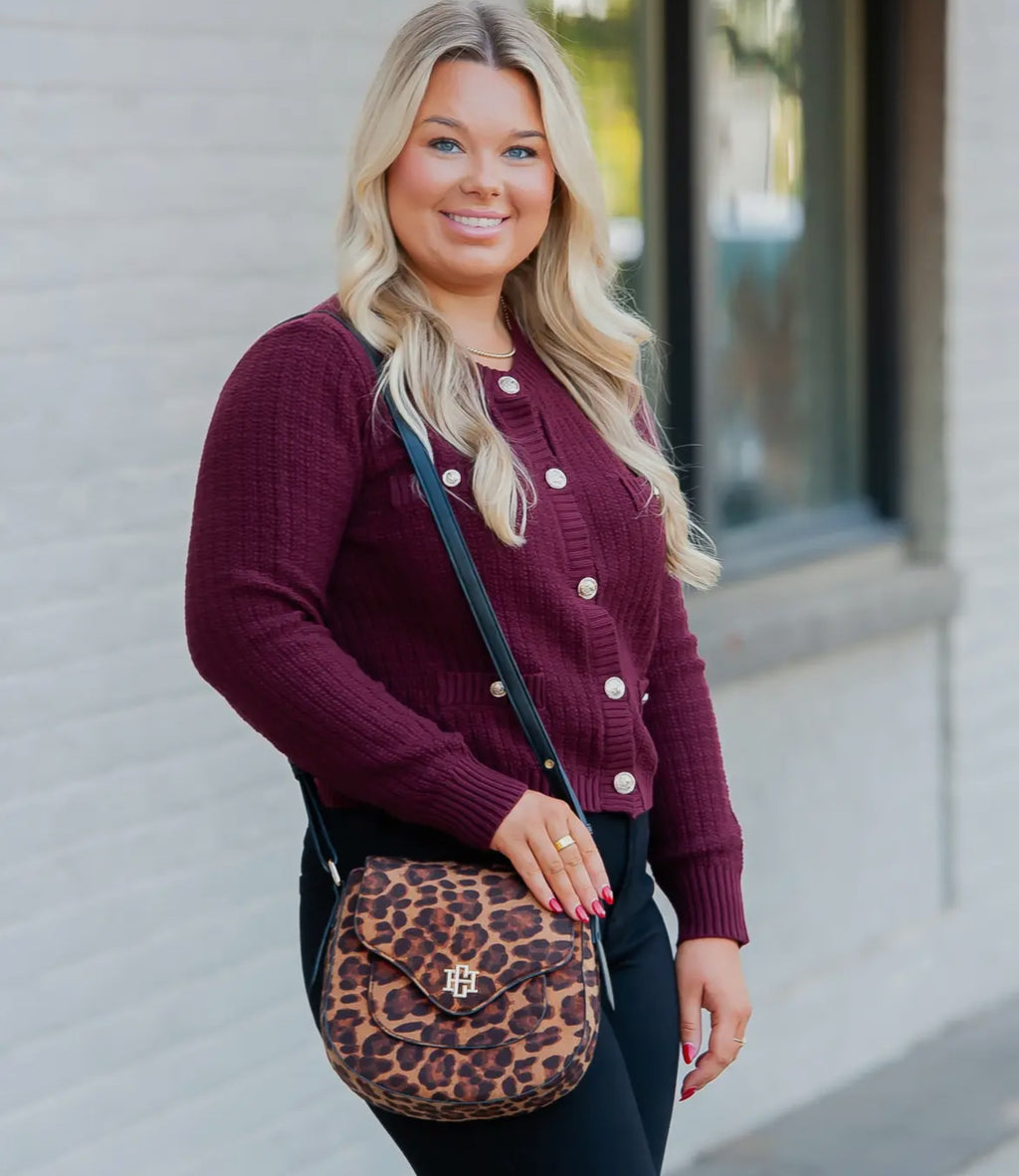 Saddle Sasha spotted handbag