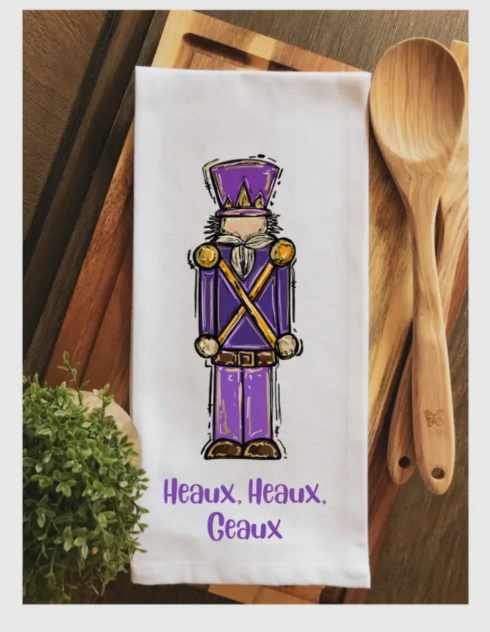 Heaux, Heaux Geaux nutcracker towel