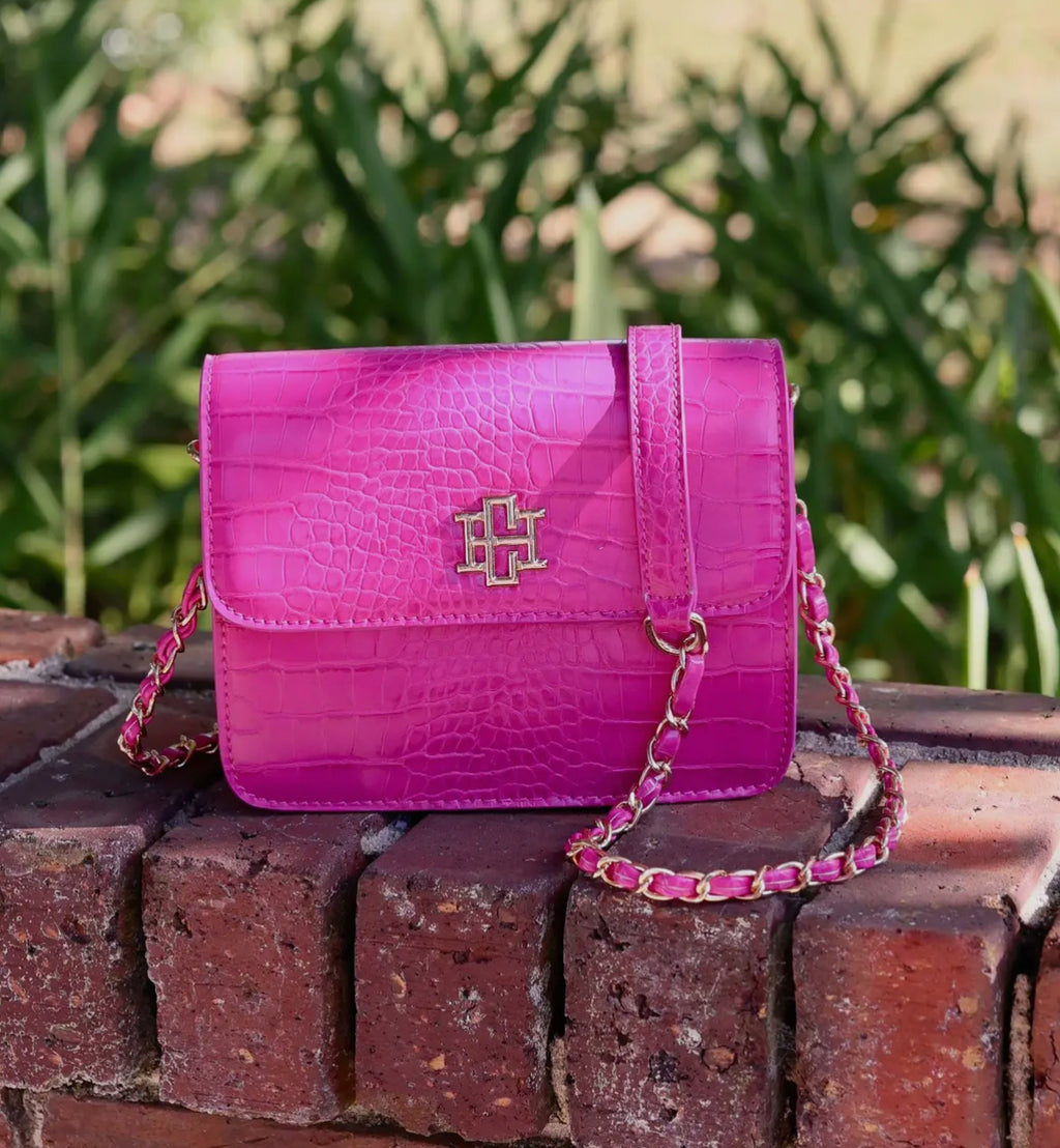 Hot pink Evelyn crossbody
