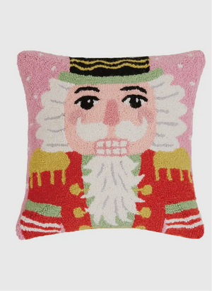 Nutcracker red hook pillow