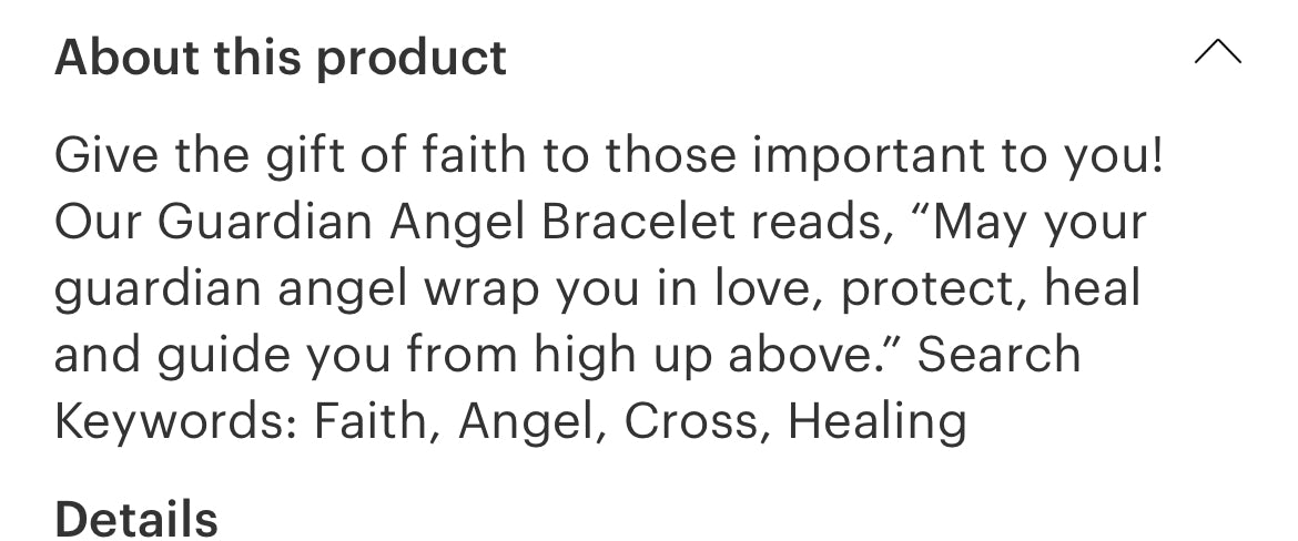 Guardian Angel bracelet