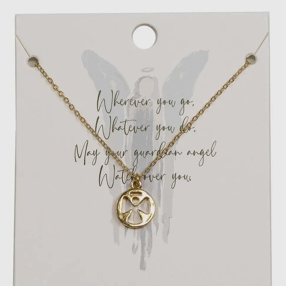 Guardian Angel necklace 16”