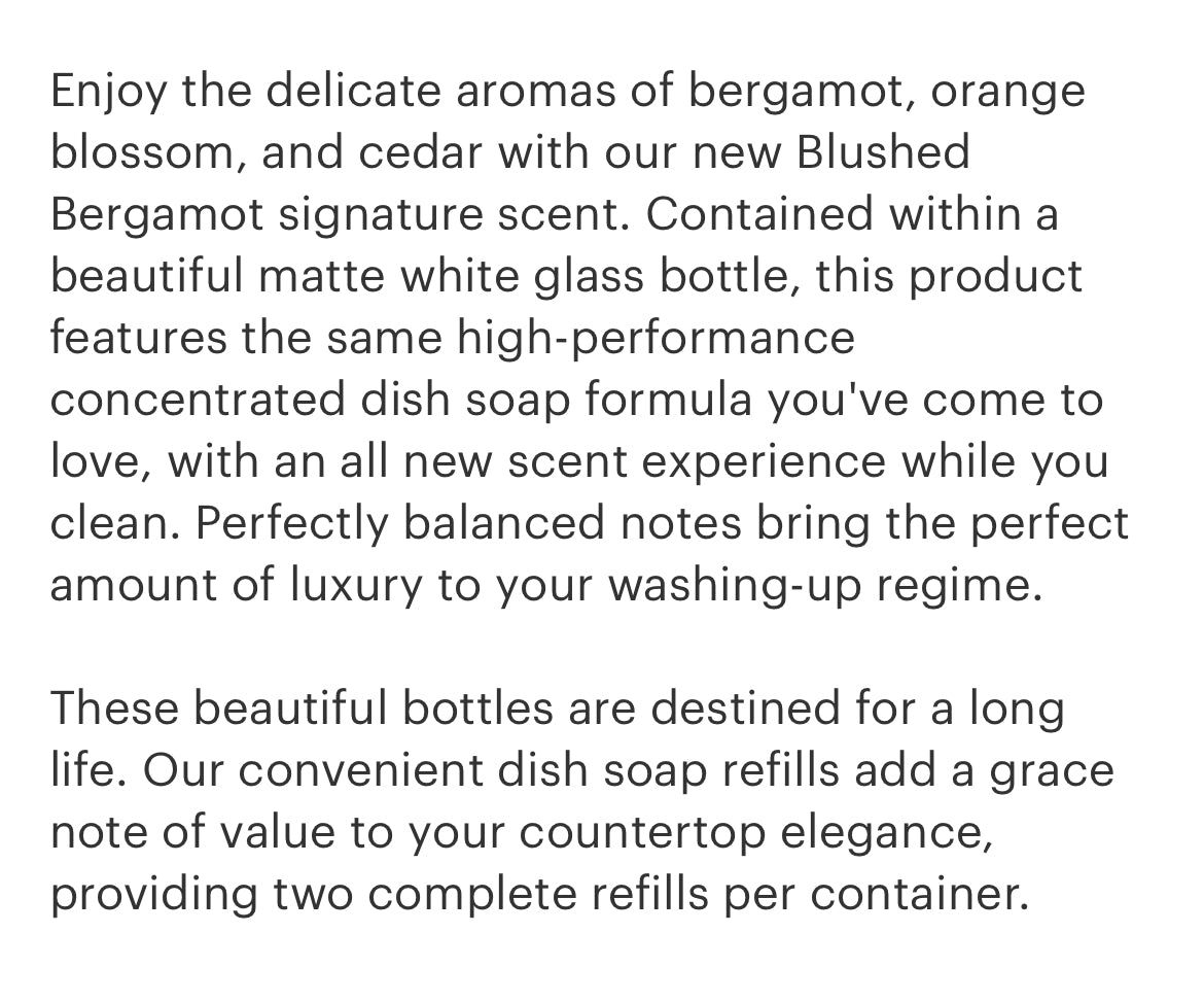 L’avant Dish Soap- Blushed Bergamot