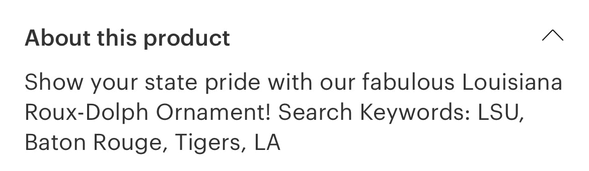 Roux-dolph Galvanized ornament- Louisiana alligator