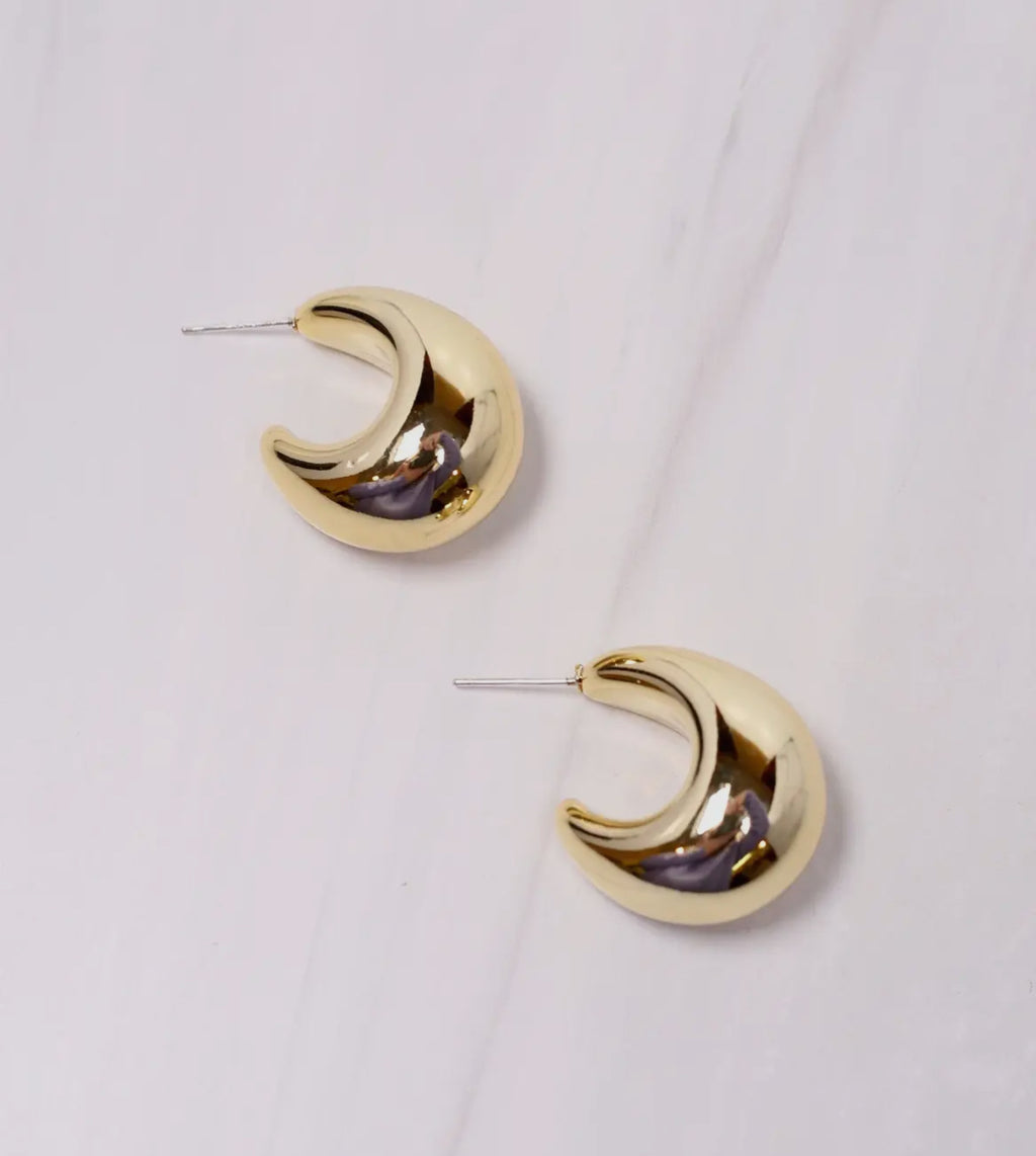 Gold Hubbard earrings