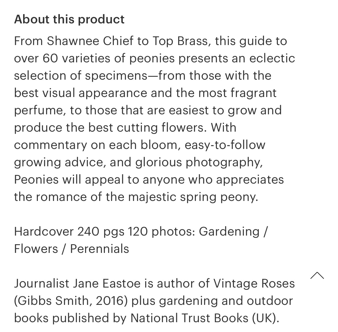 Peonies book