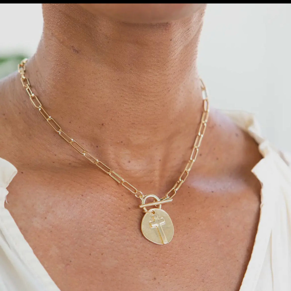 Ascension cross necklace
