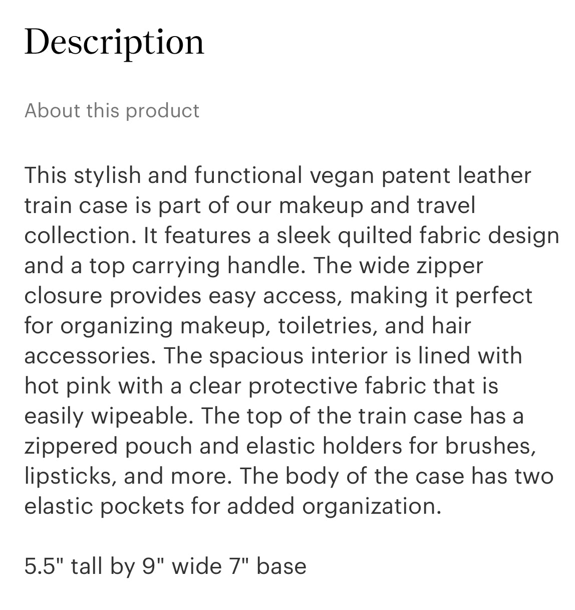 Hampton train case, leopard