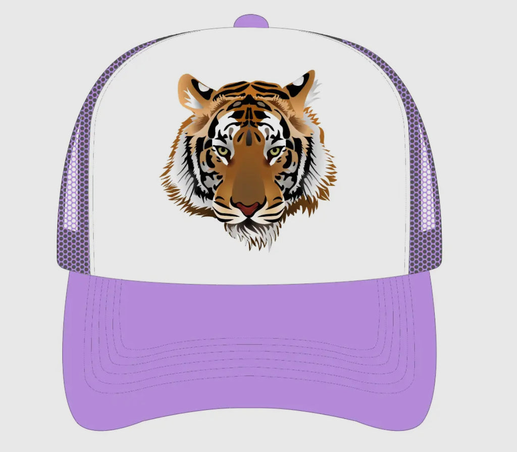 Lavender Tiger baseball cap